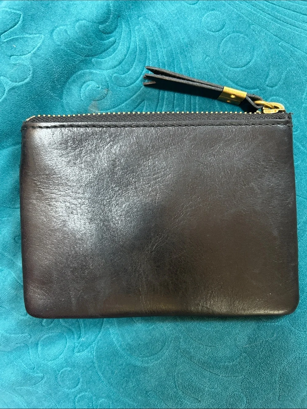 Madewell Leather Wallet Zipped Coin Purse